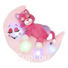 Игрушка мягкая интерактивная Lullabrites Зверюшки-баюшки «Кот», ночник, музыкальная, светящаяся