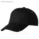 Бейсболка Bizbolka Convention, цвет чёрный