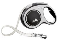 Поводок-рулетка Flexi New Comfort tape L 5m 60kg black
