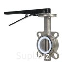 Затвор дисковый межфланцевый AISI304, DN150 (6"), PN16, PTFE