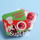 Жевательная резинка "Пожуем увидим" клубника, 14г.