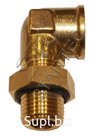 Фитинг Угловой М16х1,5 F16x1,5 C Контргайкой И Уплотнением STARTEC арт. INF.11.M16F16L