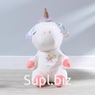 Мягкая игрушка «Единорог», поднимаются ушки, цвета МИКС