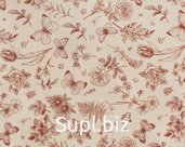 Flowers wrapping paper, 70x100cm, 80g density, color: pink