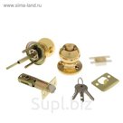 Защелка "АЛЛЮР" 5560 PB, ключ/фиксатор, цвет латунь
