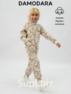 Комбинезон, Мишки на бежевом,  арт. 03122 (128 см)