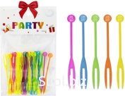 Skewers for canapes forks OK 8.0cm, set 30pcs