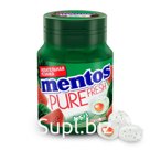 Жевательная резинка Mentos Жидкий центр, арбуз, 54г.