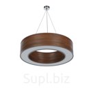 WOODLED GALACTIC Jupiter Ring M - Gray - American walnut - with string suspension