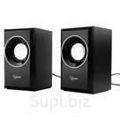 Колонки компьютерные GEMBIRD SPK-204, 2.0, 2×3 Вт, дерево, черные