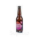 Безалкогольный слабогазированный ферментированный напиток Rawish Kombucha «Strawberry Rose»