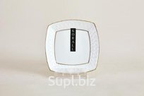 Блюдце для варенья 10см Снежная королева квадрат