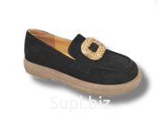 Мокасины Женские Черные