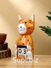 Календарь настольный «Котенок», 10×6×21 см, дерево