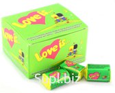 Жевательная резинка Love Is Apple Lemon bubble gum (4,2 г * 100 шт)