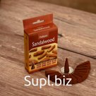 Благовония "Tulasi" 15 аромаконусов Sandalwood