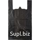 Пакет-майка черная, размеры в ассортименте