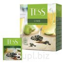 Чай TESS (Тесс) «Lime», зеленый с цедрой цитрусовых, 100 пакетиков по 1,5 г