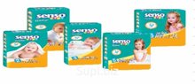 Детские подгузники "Senso Baby Ecoline" ("эконом" сегмент) midi D3 (4-9 кг) 44 шт