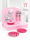 Children's mini kitchen pink 6 items Article: 17303_conclusion