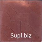 Тротуарная плитка "Фантазия 300х300х50", цвет красный