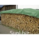 Тент тарпаулин с люверсами зелёный/серебристый 120г/м2 8×10м