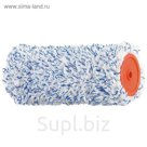 Валик сменный MTX "МИКРОФИБРА" 80708, шерсть, 250 мм, ворс 15 мм, D 60 мм, D ручки 8 мм