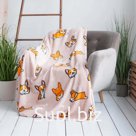 Плед Festeval Корги 100х150см, кремовый, микрофибра 190г/м, пэ100%
