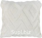 Decorative pillow 45x45cm, diamond, flannel