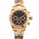 Часы Rolex Daytona (золото, черный циферблат)