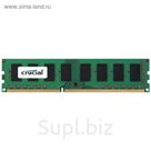 Память DDR3L Crucial CT51264BD160BJ, 4Гб, PC3-12800, 1600 МГц, DIMM