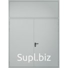 Двупольная противопожарная дверь ei60 с фрамугой