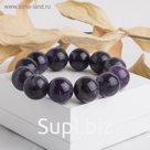 Браслет шар №18 "Аметист" ,d=5,5см