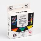 Набор пищевых красителей Light-gel KREDA Bio, 3шт