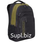 Рюкзак Grizzly, 32*47*17см, 2 отделения, 5 карманов, анатомическая спинка, черный-хаки