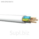 Провод "ПромЭл", ПВС, 4х1.5 мм2, белый