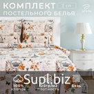 Постельное бельё 2-спальное «Этель. Парижские сезоны», бязь
