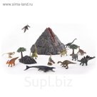 Большой игровой набор фигурок «Мини-динозавры»
