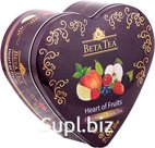 Бета Чай “Фруктовое Сердце”/Beta Tea Music Box “Heart of Fruits ”/40*2 гр/12 пач
