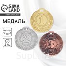 Медаль призовая золото 021, d=4 см, 1 место, без ленты