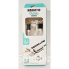 Кабель USB  Apple Lightning  1,2м.  магнитный &quot;MAGNETIC&quot;,
