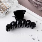 Краб для волос "Кларис" 7,5 см, чёрный
