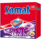 Таблетки для посудомоечных машин Somat "All in 1", 48шт.