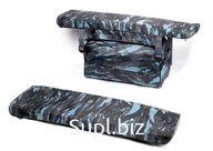 Комплект накладок на сиденье с сумкой "рундук" ткань oxford длина 70см ширина 20см