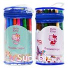 Набор фломастеров ACTION! Hello Kitty, с печатью на корпусе, 50цв., п/п ведро с ручкой, 2 диз.