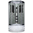 Душевая кабина NG-7790W, 90х90х215 см, высокий поддон, стекло прозрачное, белый