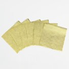 Фольга для конфет 10×10 см 100 шт., золотой фактурная