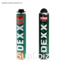 Пена монтажная для пистолета 750 мл Dexx Pro, всесезонная