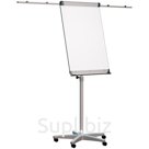 Флипчарт передвижной 2х3 "Office", 70*100см, регул. по выс., боков. держатели д/бумаги, полочка