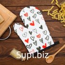 Варежка Этель Love Life "Сердечки" 26*16 см, 100% п/э